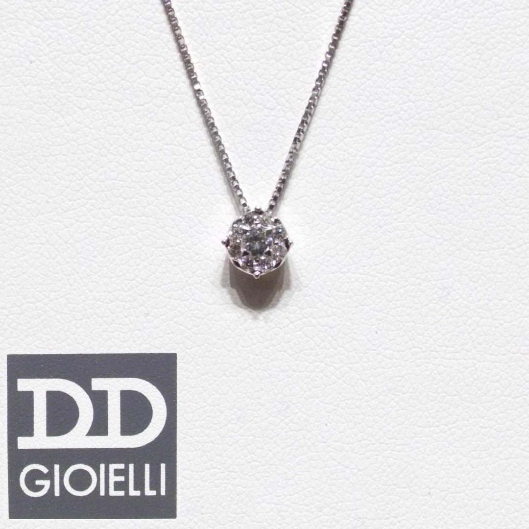 Davite & Delucchi Punto Luce halsband 18kt guld diamanter CLN10778 - Capodagli Jewellery