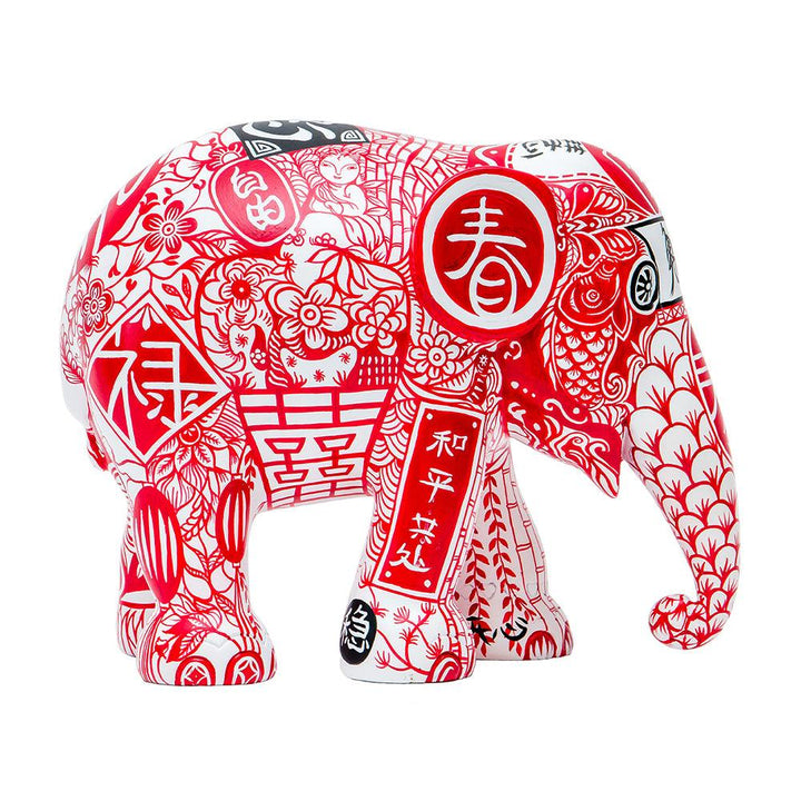 Elephant Parade olifant Little Happy (Xiao Le) 15cm Limited Edition 3000 LITTLE HAPPY 15 - Capodagli 1937