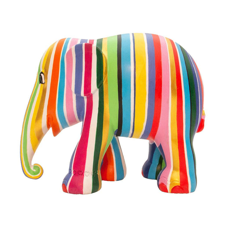 Elephant Parade elephant Ms Stripey 10cm Limited Edition 3500 MS STRIPEY 10 - Capodagli 1937