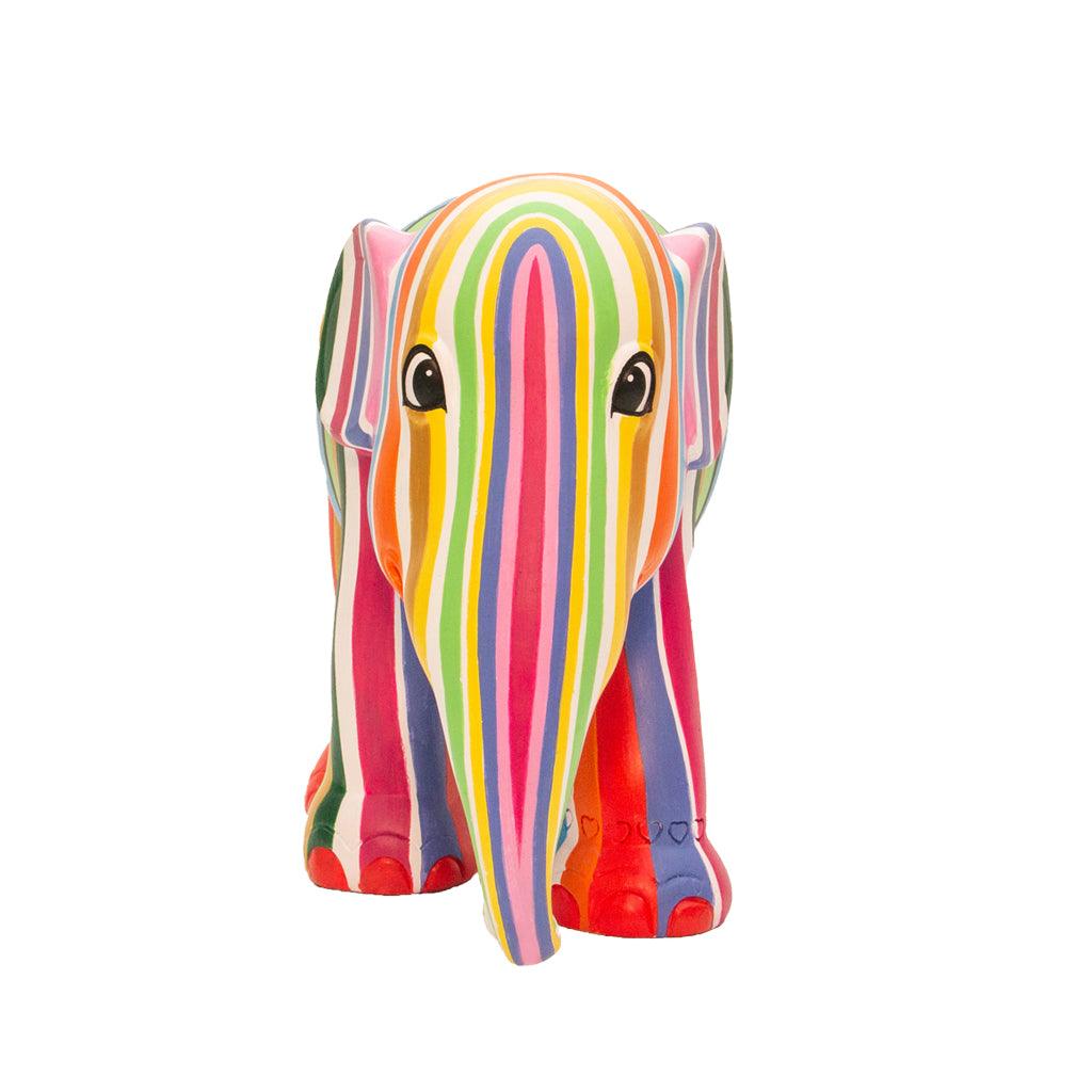 Elephant Parade elephant Ms Stripey 10cm Limited Edition 3500 MS STRIPEY 10 - Capodagli 1937