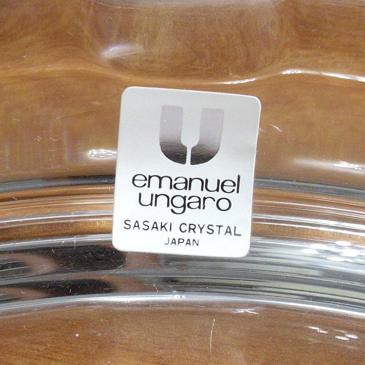 Emanuel Ungaro sasaki crystal Crystal ashtray A-0710 - Capodagli Jewelry