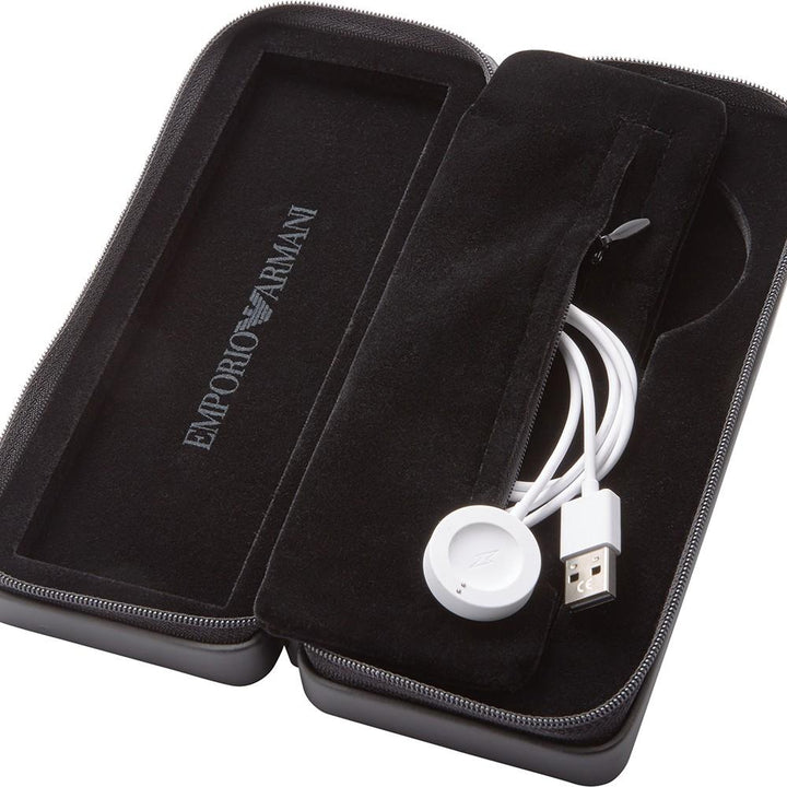 Emporio Armani Connected älykello Matteo Gen 5 sininen alumiini musta silikoni ART5024 - Gioielleria Capodagli