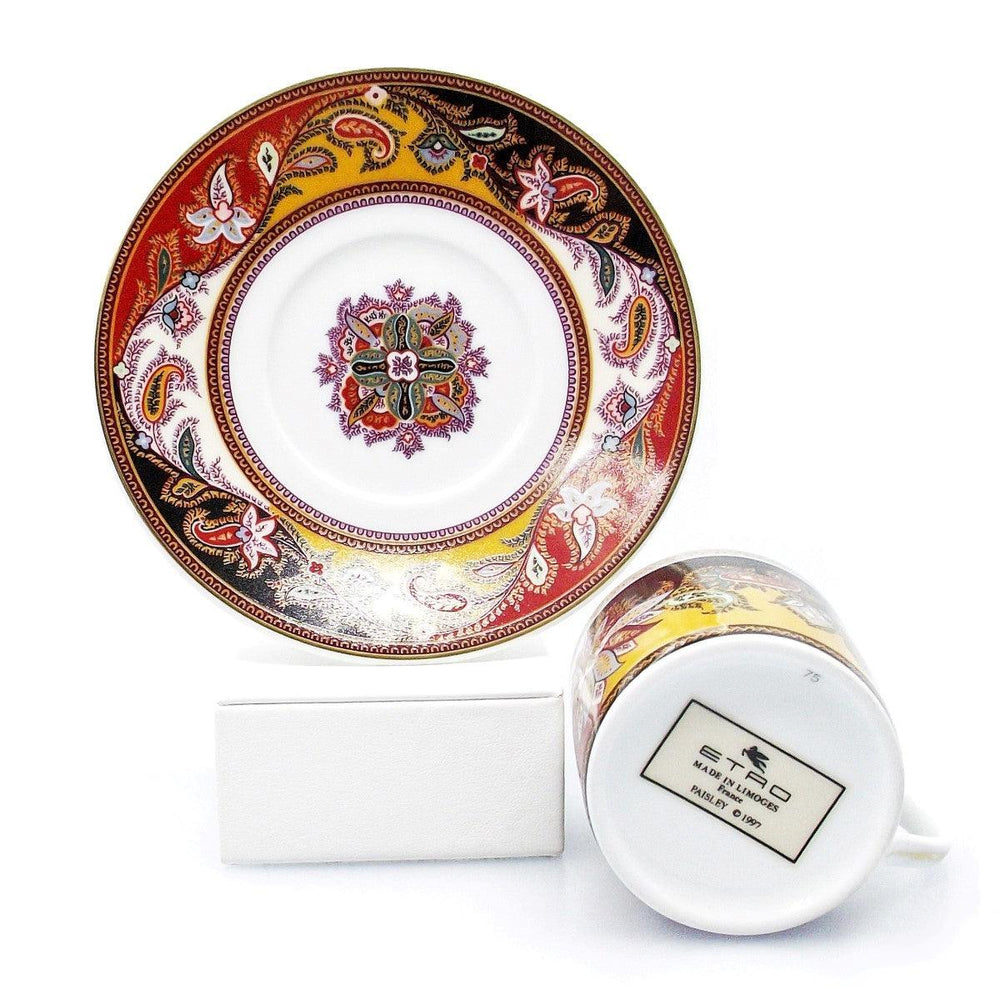 ETRO set de 2 tasses à café en porcelaine de Limoges A-0315 - Gioielleria Capodagli