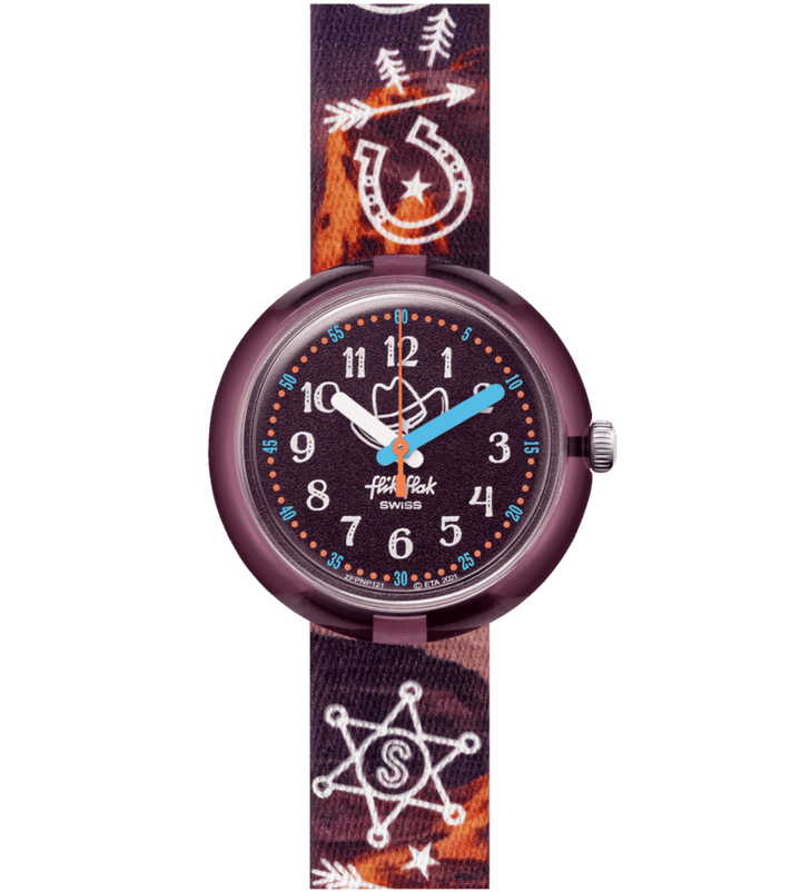 Hodinky Flik Flak YEE HA! Tales From The World 32mm FPNP121 - Capodagli 1937