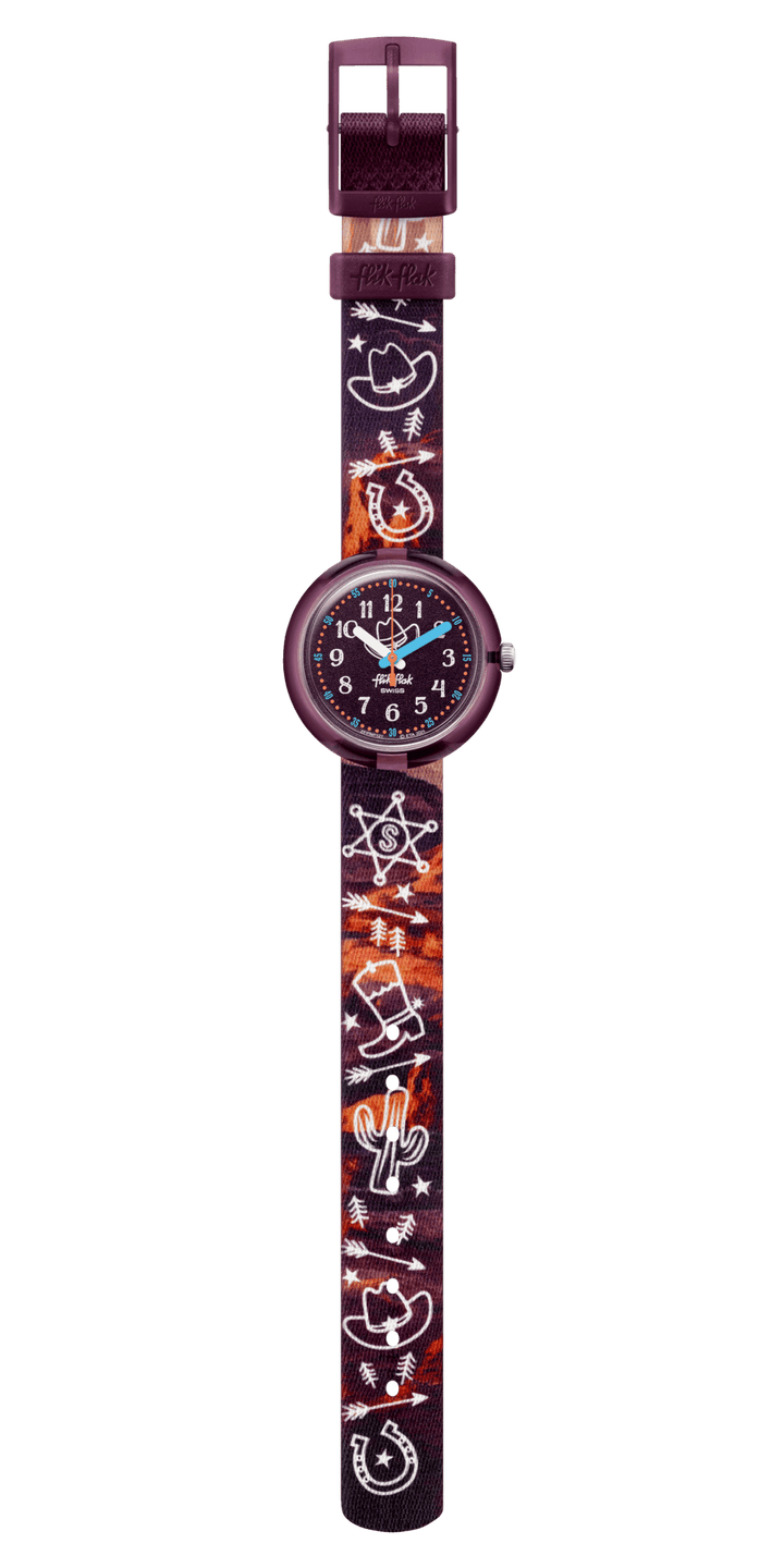 Hodinky Flik Flak YEE HA! Tales From The World 32mm FPNP121 - Capodagli 1937