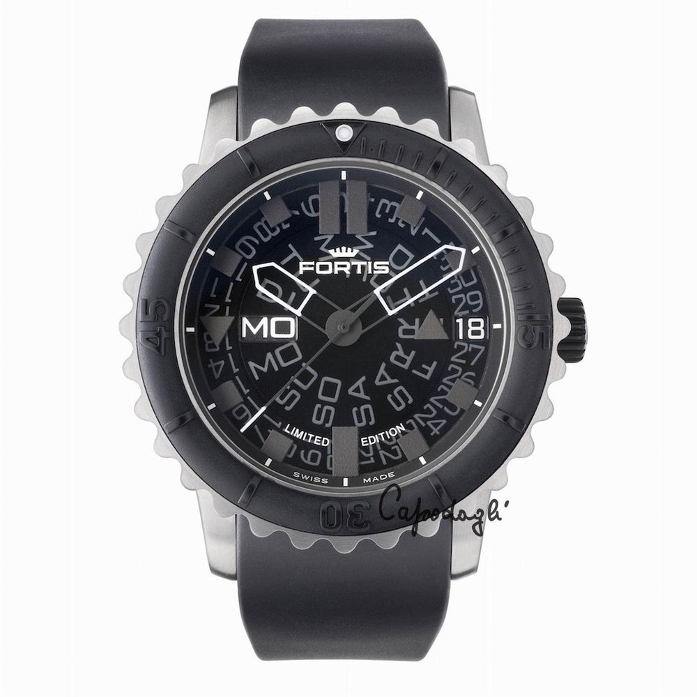Automatyczny zegarek stalowy Fortis B-47 z limitowanej edycji 675.10.81K - Biżuteria Capodagli