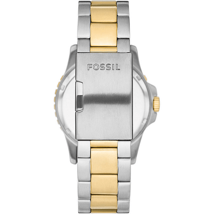 Fossilikello Sininen 42mm musta kvartsiteräs PVD viimeistely keltakulta FS5951 - Capodagli 1937