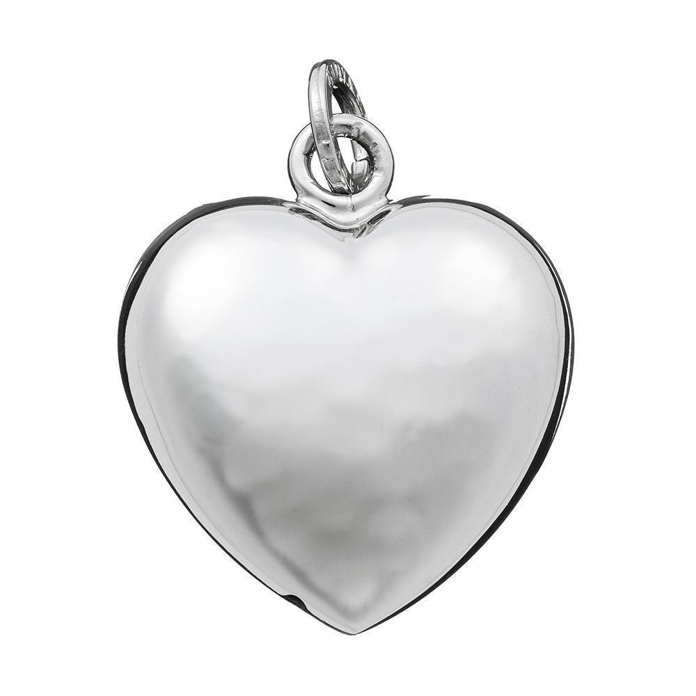 Giovani Raspini mellemhamret hjerte sølvvedhæng 6925 - Capodagli 1937