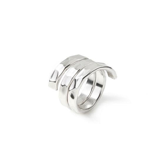 Giovanni Raspini Flat ring size 16 925 silver 11040 - Capodagli Jewelery