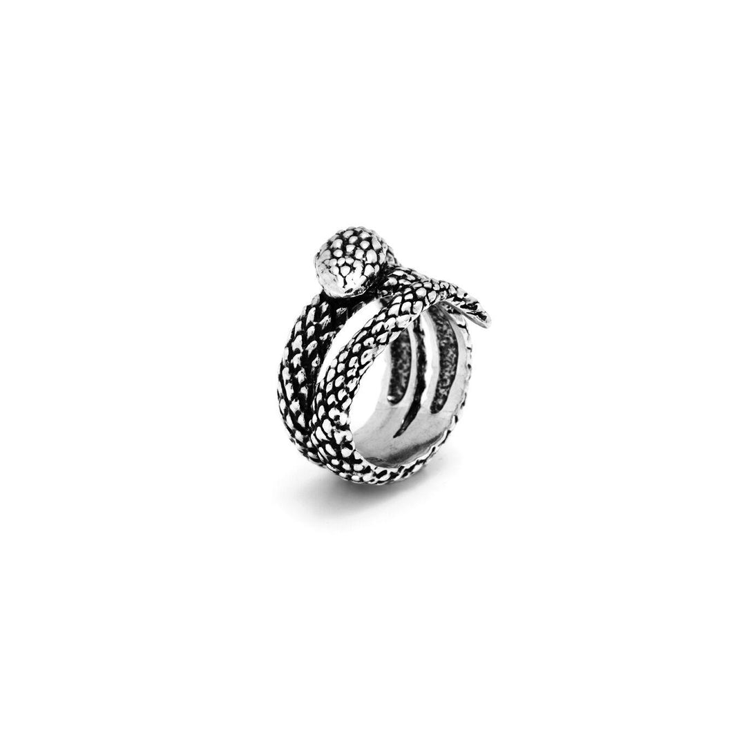 Giovanni Raspini Grande bague serpent argent 925 11255-16 - Capodagli 1937