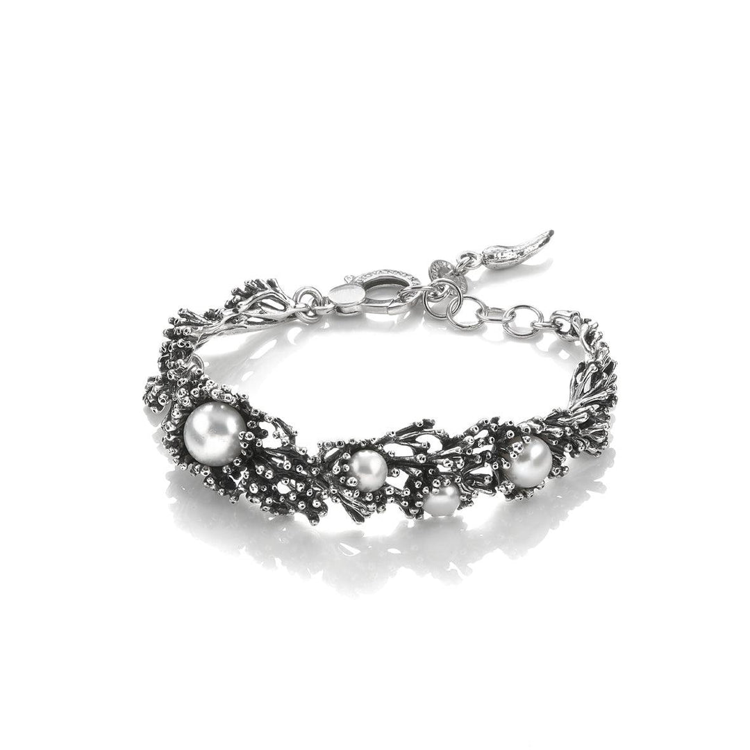 Bratara Giovanni Raspini Anemone 925 perle din argint 10565 - Bijuterii Capodagli