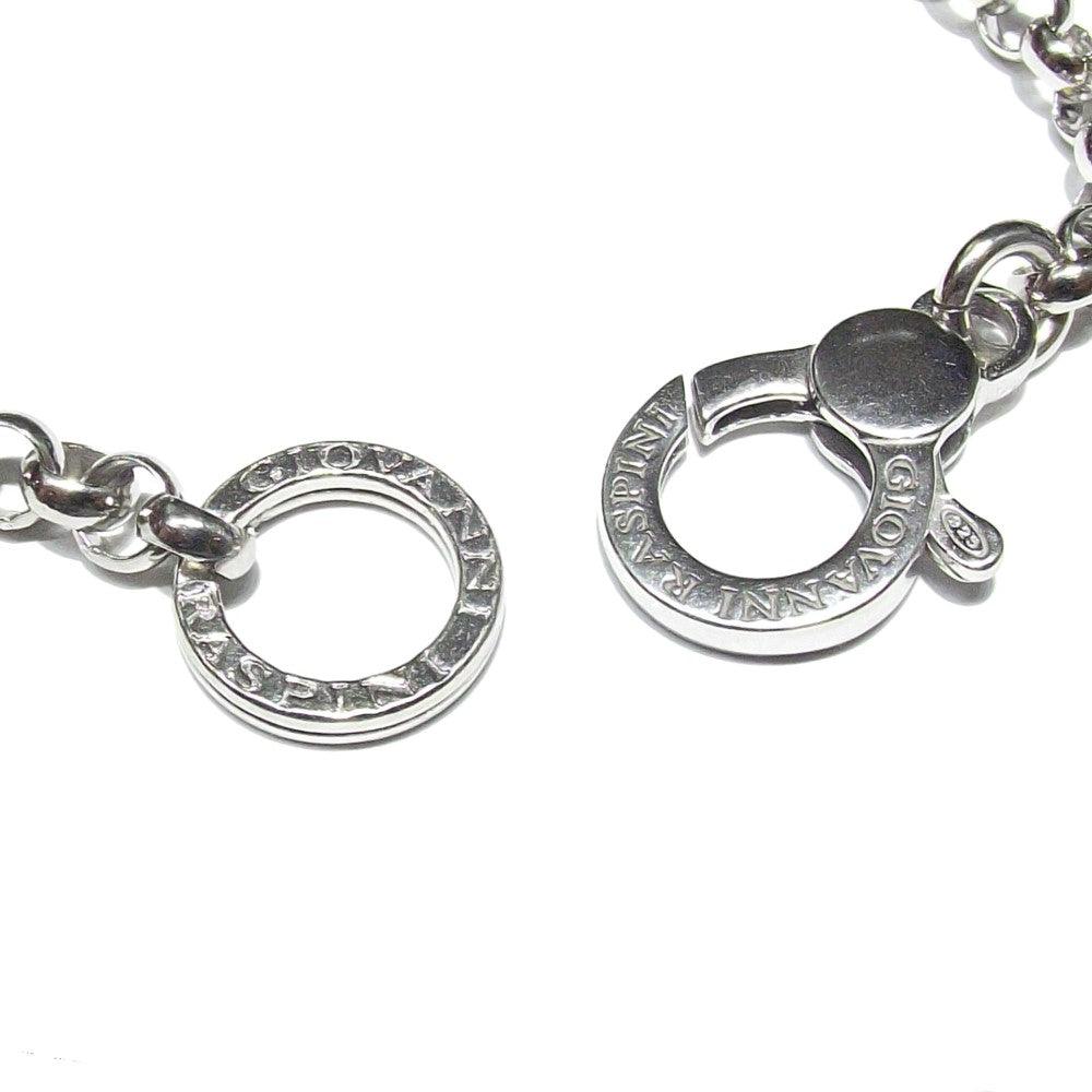 Bracelet Giovanni Raspini avec breloques Infilo Roulette 19cm argent 925 9207 - Capodagli Jewellery