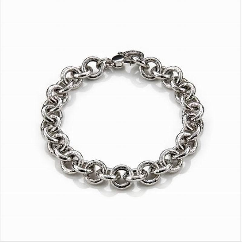 Giovanni Raspini Catene Martellato Armband klein 925 Silber 7106 - Capodagli Jewellery