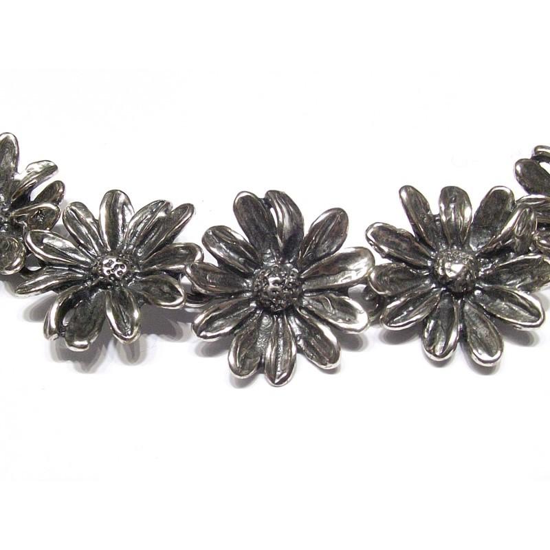 Giovanni Raspini Margherite-Armband 925 Silber 7503 - Capodagli Jewellery