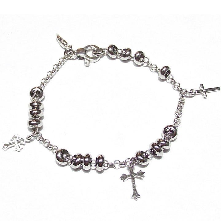 Giovanni Raspini Mignon Croci armband 925 silver 19,5cm 10494 - Capodagli Jewellery