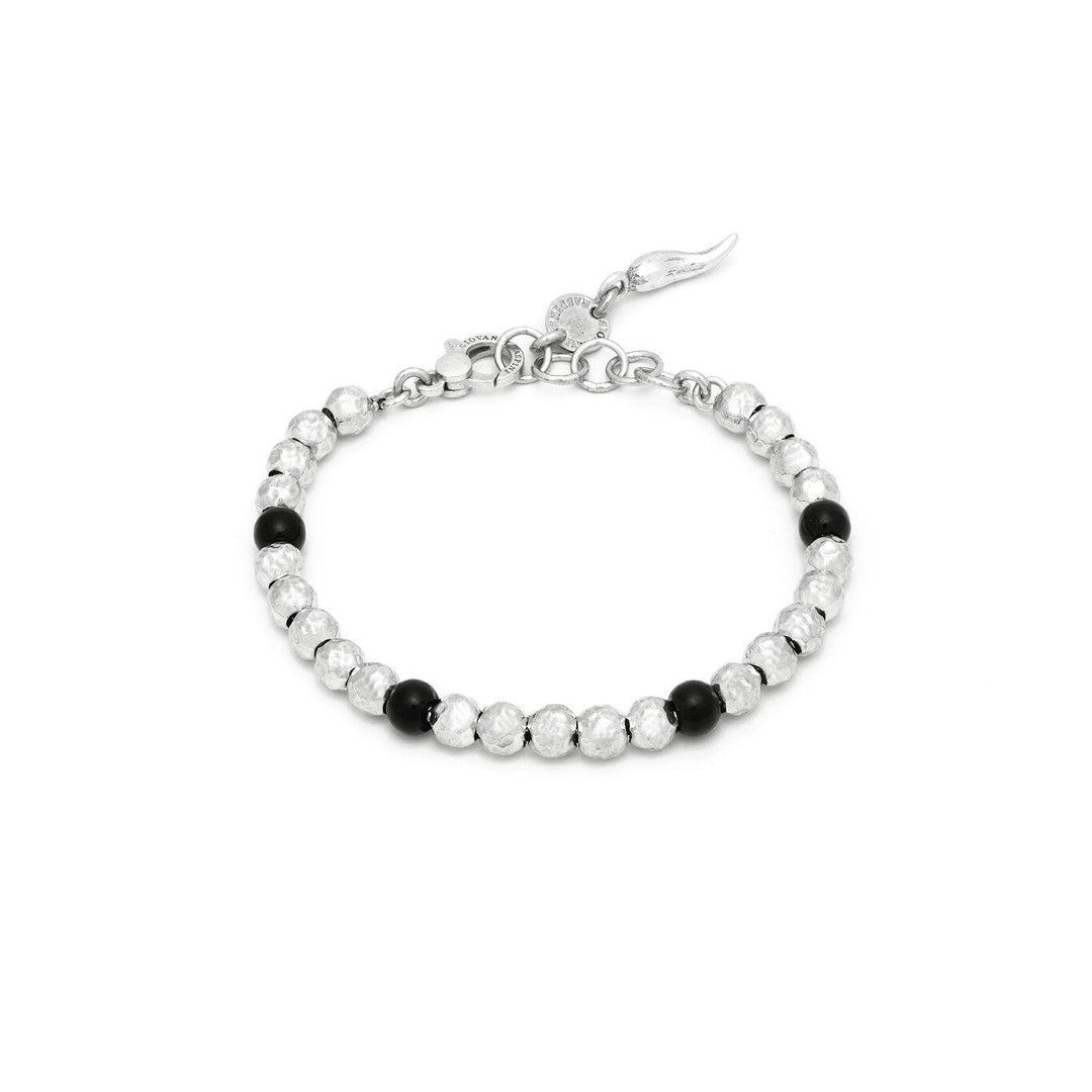 Giovanni Raspini Optiskt armband 925 silver onyx 11692 - Capodagli 1937