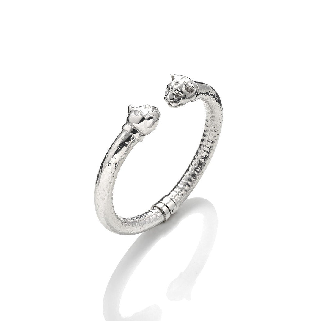 Giovanni Raspini Bratara Panthera Heads argint 925 10475 - Bijuterii Capodagli