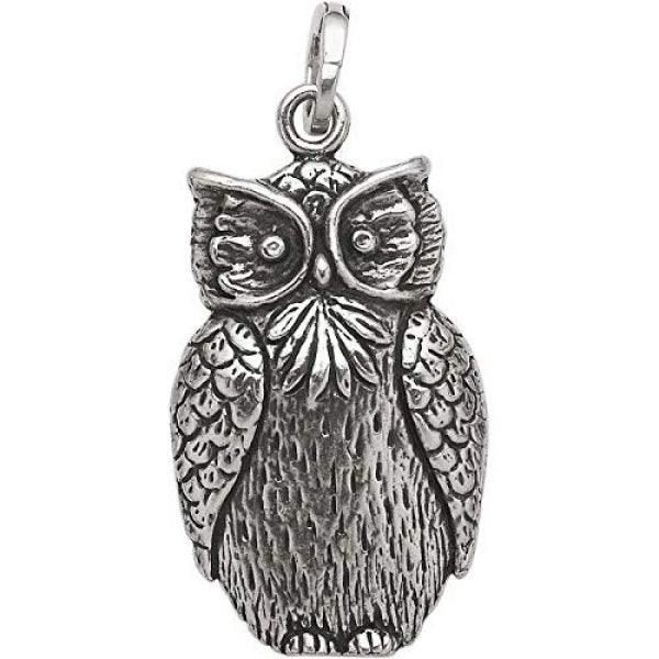 Giovanni Raspini velký sovový přívěsek 925 stříbro 7008 - Capodagli Jewellery