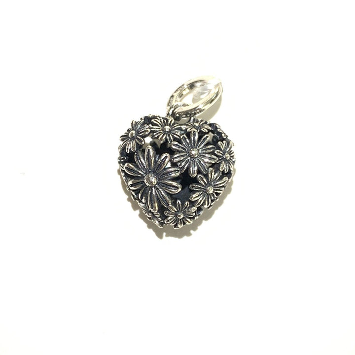 Giovanni Raspini sølv vedhæng hjerte charme tusindfryd 10203 - Capodagli smykker