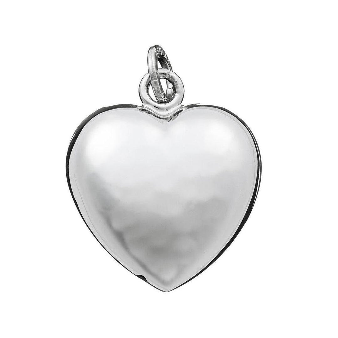 Giovanni Raspini Silberanhänger, kleiner gehämmerter Herzanhänger 6926 – Capodagli 1937