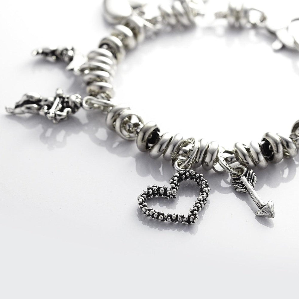 Giovanni Raspini sølv vedhæng mimosa hjerte charm 9467 - Capodagli smykker