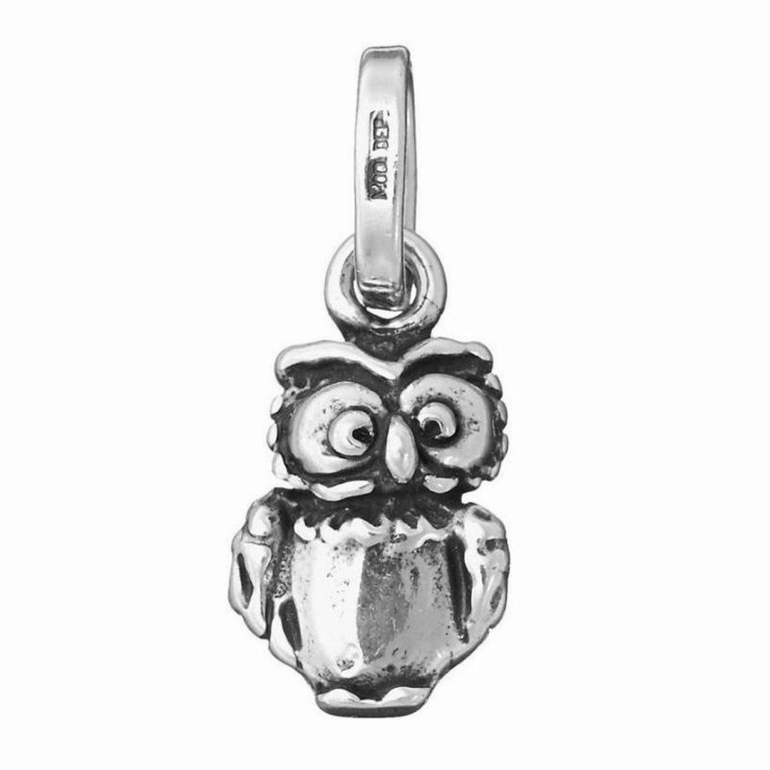 Giovanni Raspini srebrny wisiorek sowa 7649 - Biżuteria Capodagli