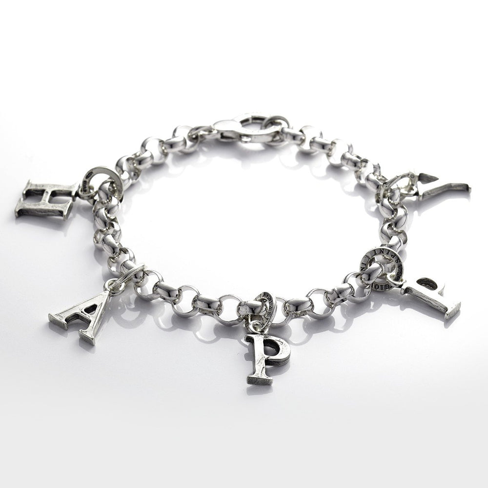 Giovanni Raspini pingente de prata com logotipo da letra A 7800 - Capodagli Jewellery