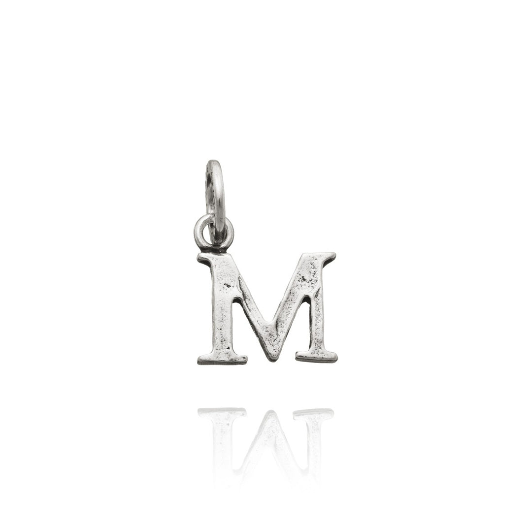 Giovanni Raspini Silberanhänger Charm Buchstabe Logo M 7810 - Capodagli Jewellery