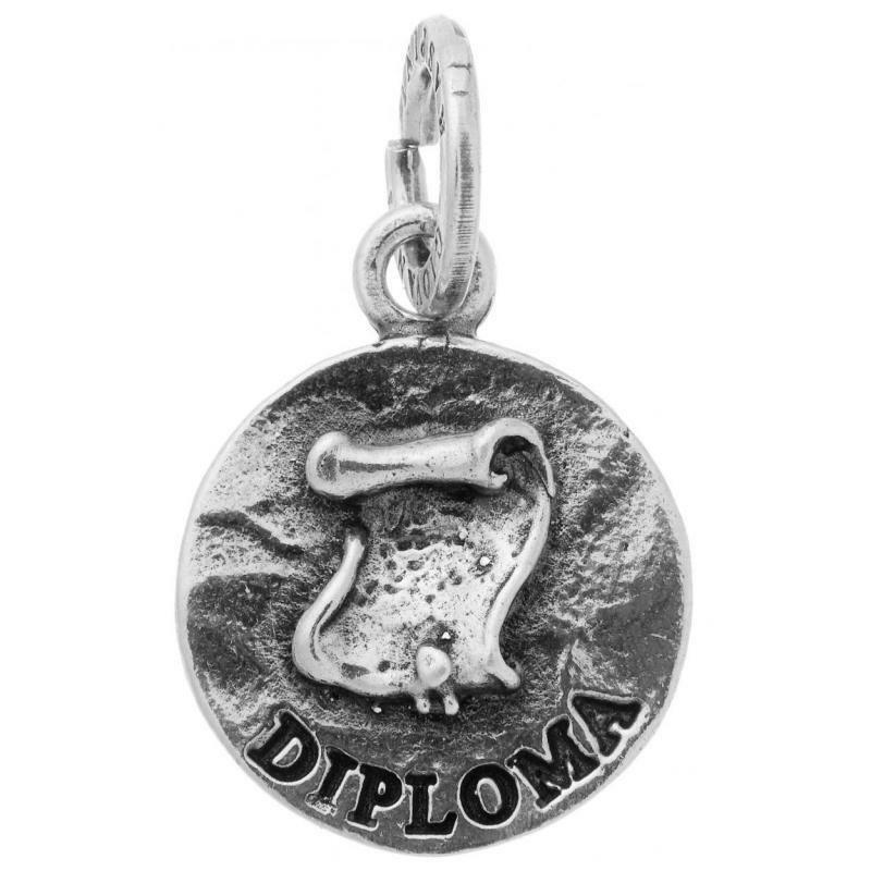 Giovanni Raspini sølv charm vedhæng diplom medalje 10278 - Capodagli smykker
