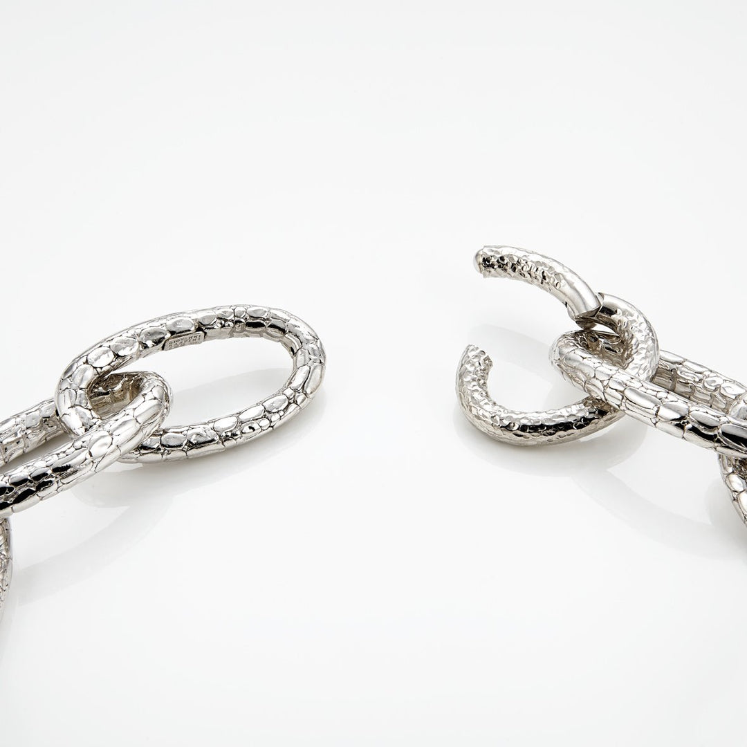 Colar Giovanni Raspini Crocodilo 925 prata 53cm 7336 - Joalharia Capodagli