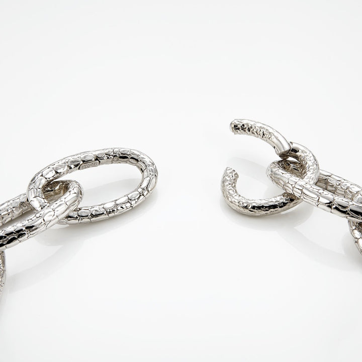 Colar Giovanni Raspini Crocodilo 925 prata 53cm 7336 - Joalharia Capodagli