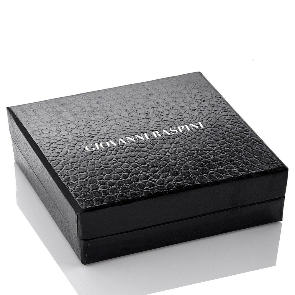 Giovanni Raspini Colar de crocodilo em prata 925 PVD com acabamento em ouro amarelo 8139 - Capodagli Jewellery