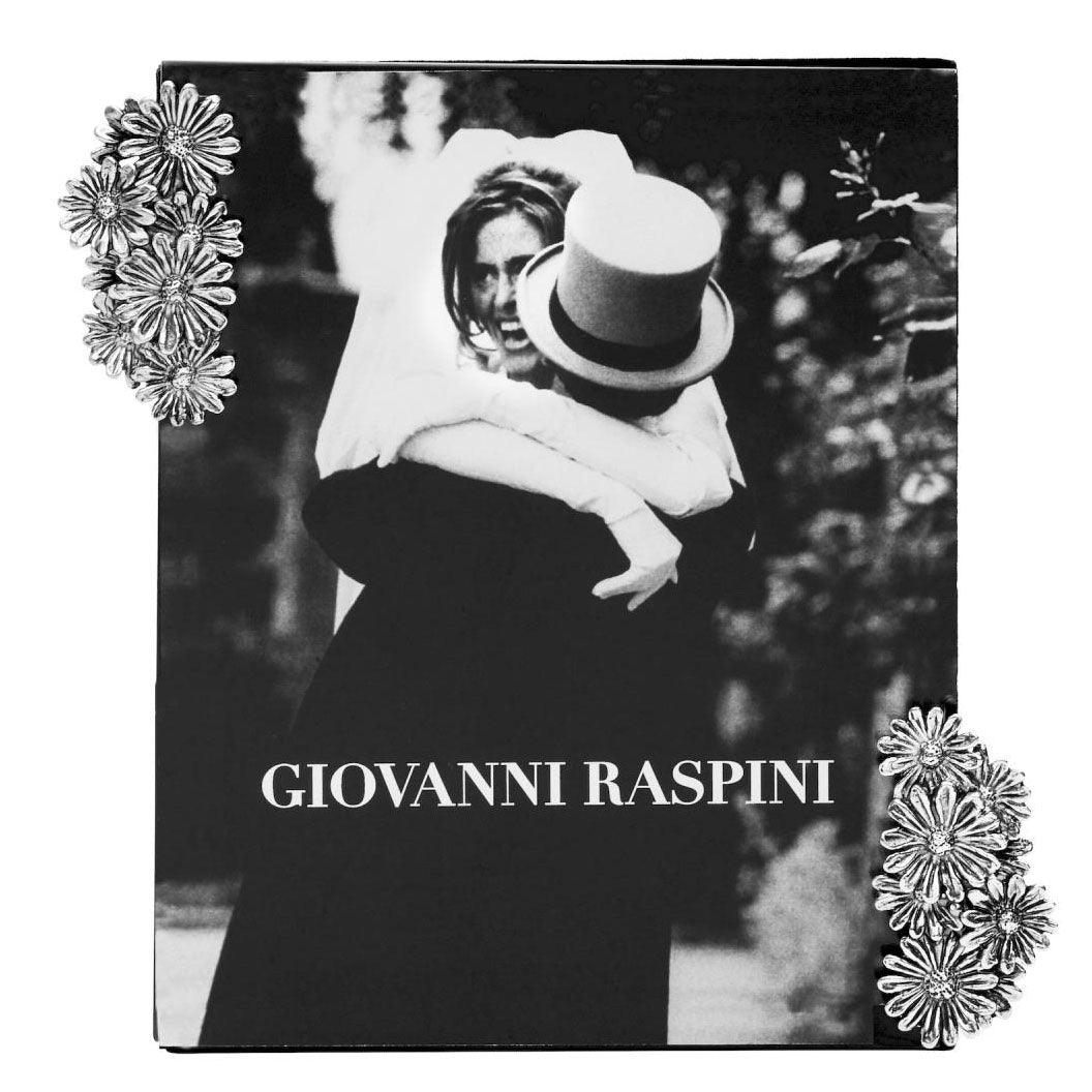 Giovanni Raspini Rahmen Clip Daisies Glas 16x20cm 925 Silber 1958 - Capodagli 1937