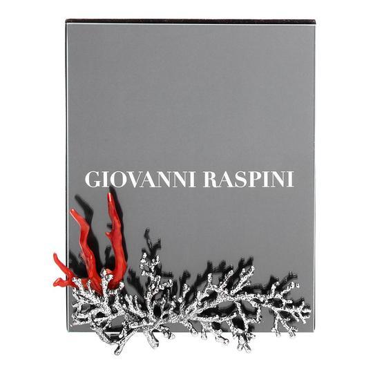 Giovanni Raspini kleiner Coralli-Glasrahmen 12x15cm Bronze B684 - Capodagli 1937