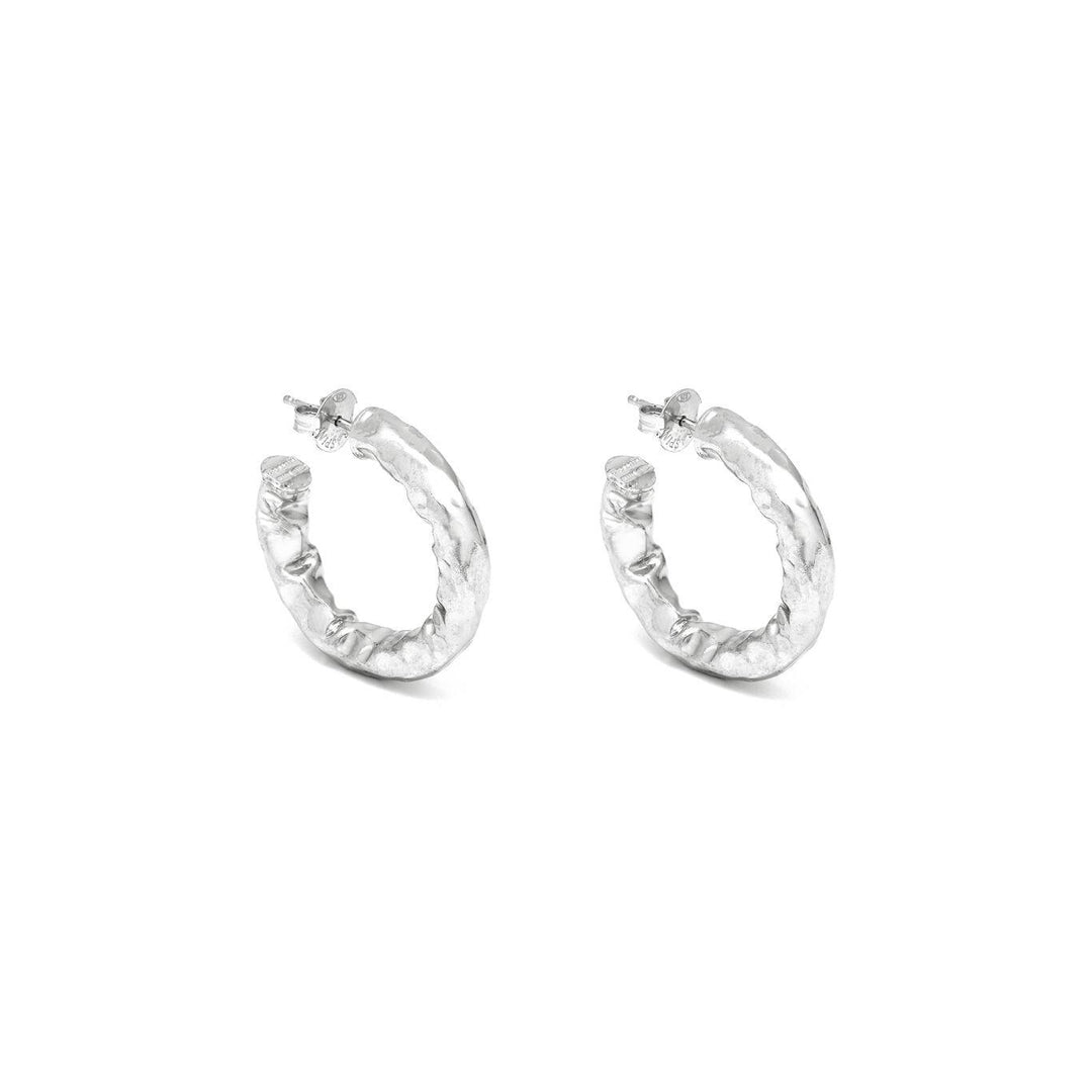 Giovanni Raspini Stone Piccoli hoop earrings 925 silver 11677 - Capodagli 1937