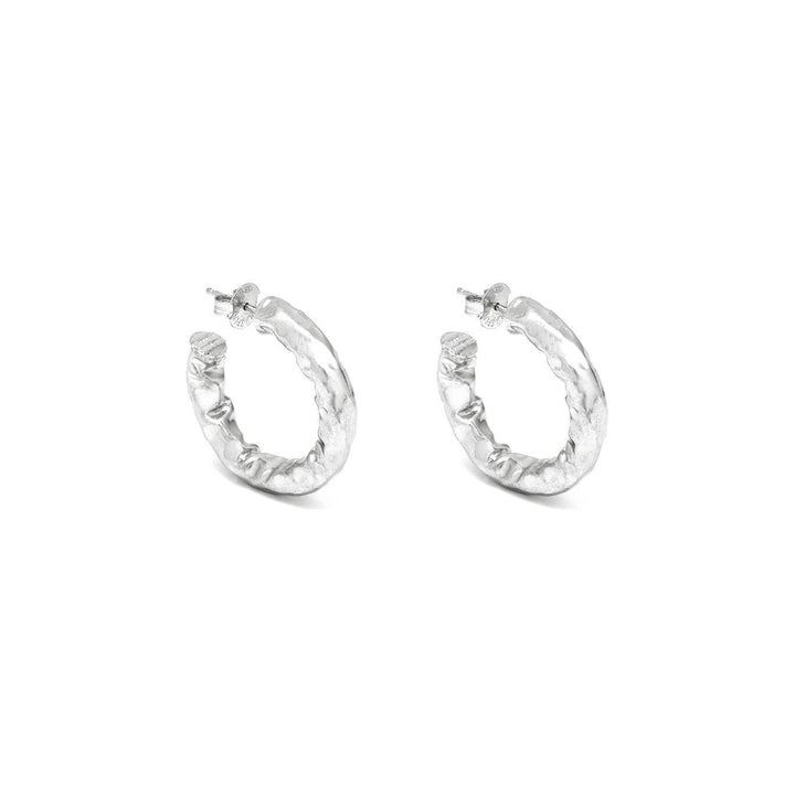 Giovanni Raspini Stone Piccoli hoop earrings 925 silver 11677 - Capodagli 1937