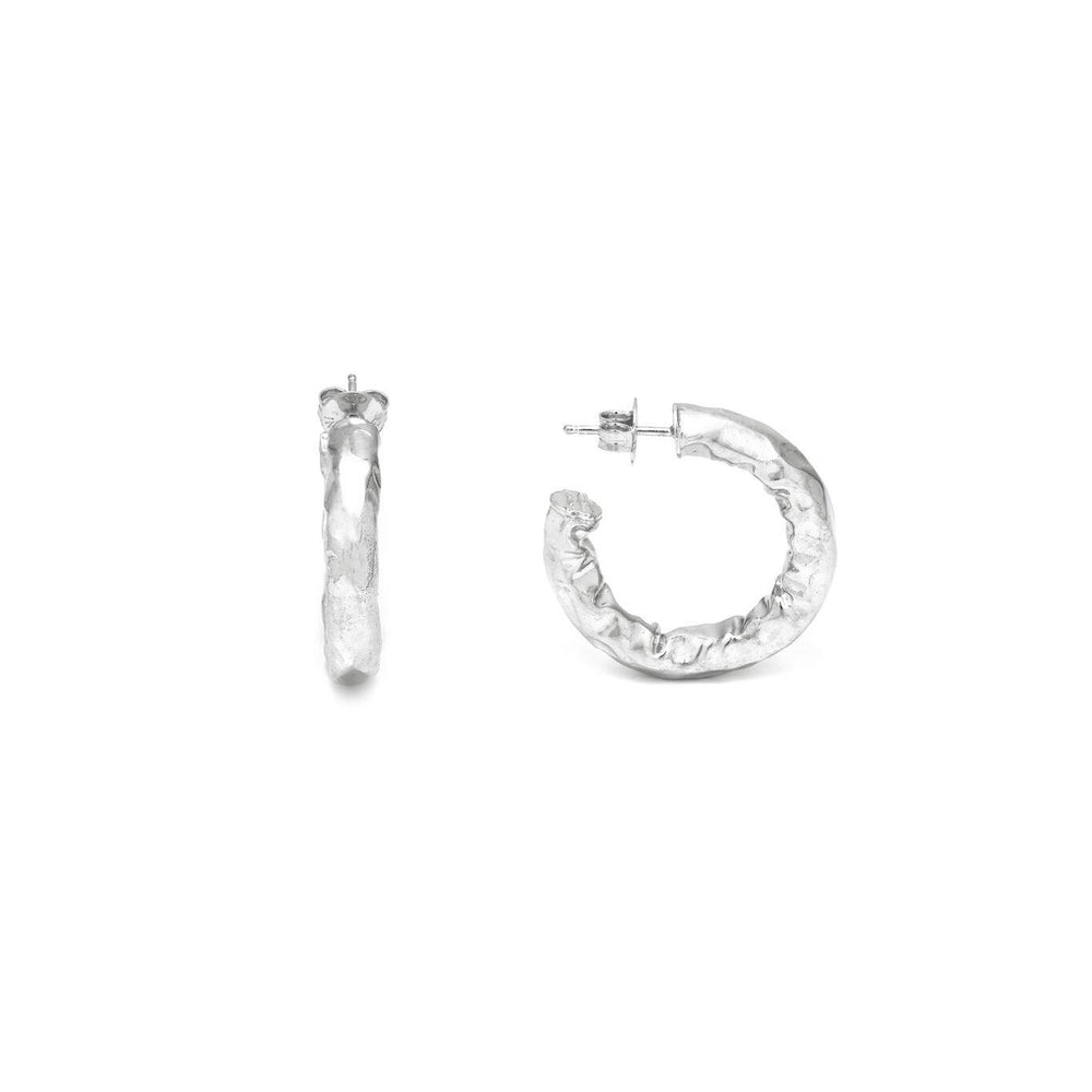 Giovanni Raspini Stone Piccoli hoop earrings 925 silver 11677 - Capodagli 1937