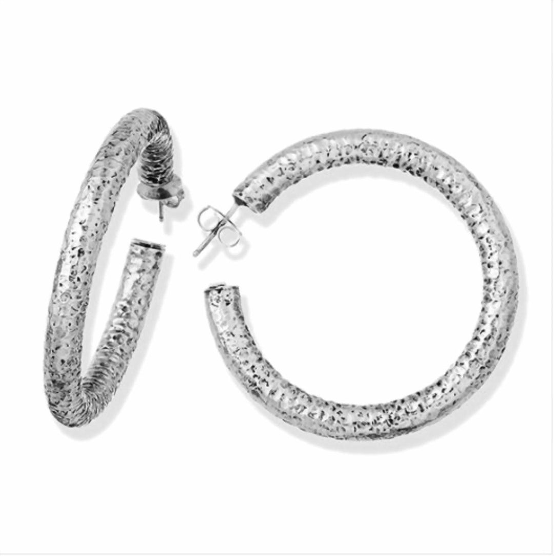 Giovanni Raspini Super Bowl Kreisohrringe 925 Silber 10241 - Capodagli Jewellery