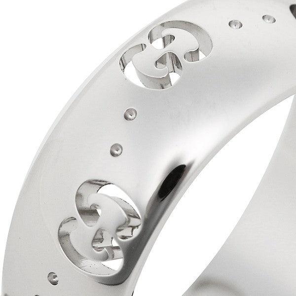 Gucci Icon Bold inel din aur alb de 18kt mărimea 15 246470 J8500 9000 - Gioielleria Capodagli