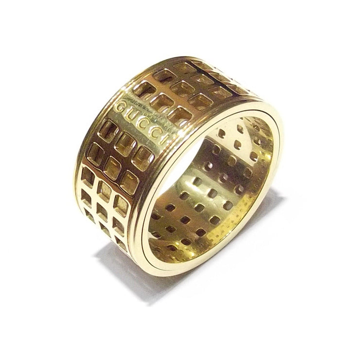 Bague Gucci en or jaune 18 carats taille 18 107849 J8500 8000 - Capodagli Jewellery