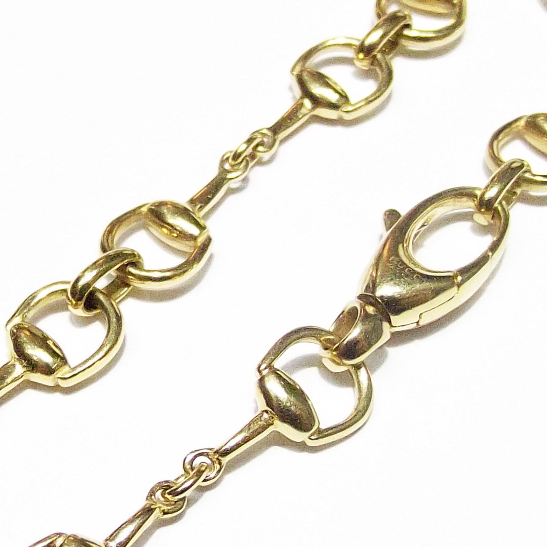 Collar Gucci Horsebit oro amarillo de 18 kt 80cm 154873 J8500 8000 - Gioielleria Capodagli