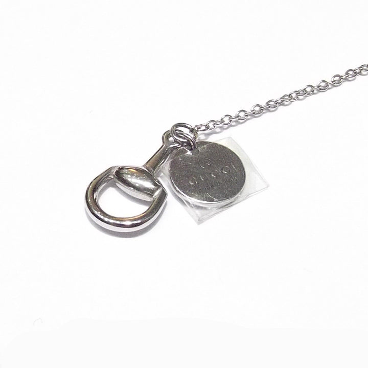 Gucci Horsebit colar trava ouro branco 18kt 170810 J8500 9000 - Gioielleria Capodagli