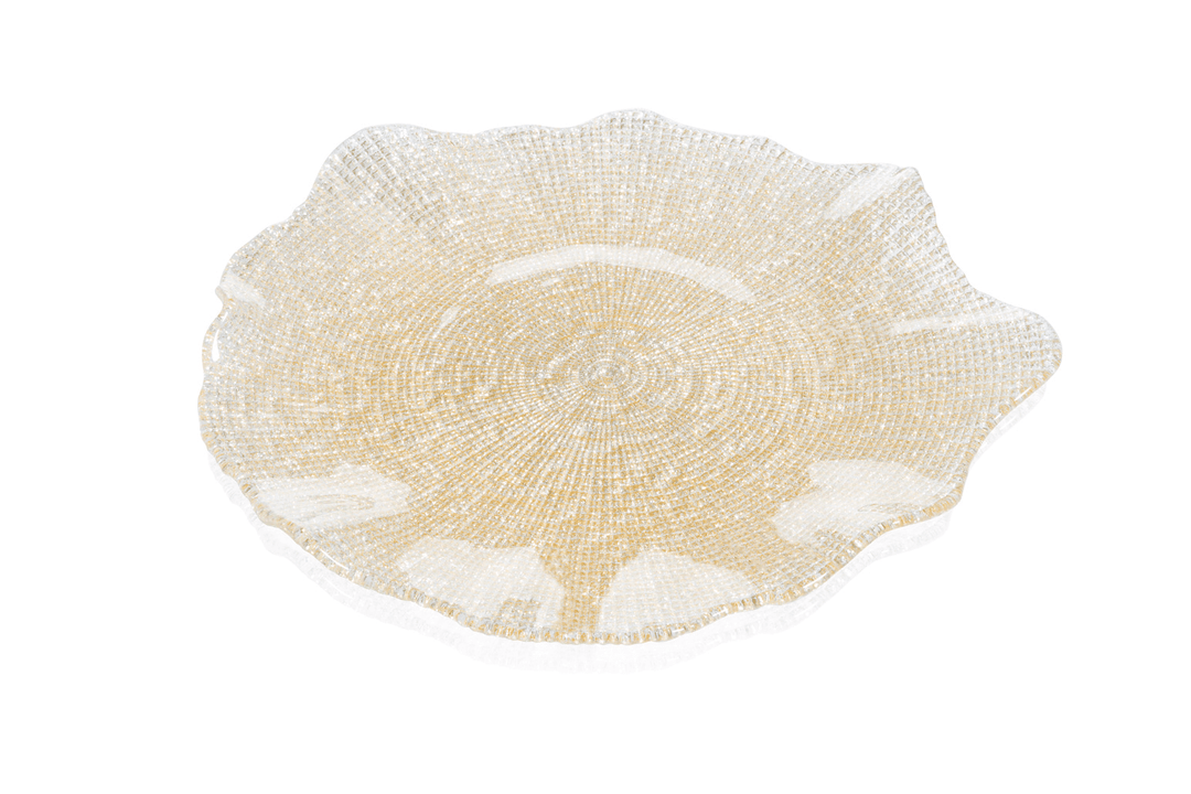 Ivv Folies Teller 37 cm Glitzerdekoration 8287.3 - Gioielleria Capodagli