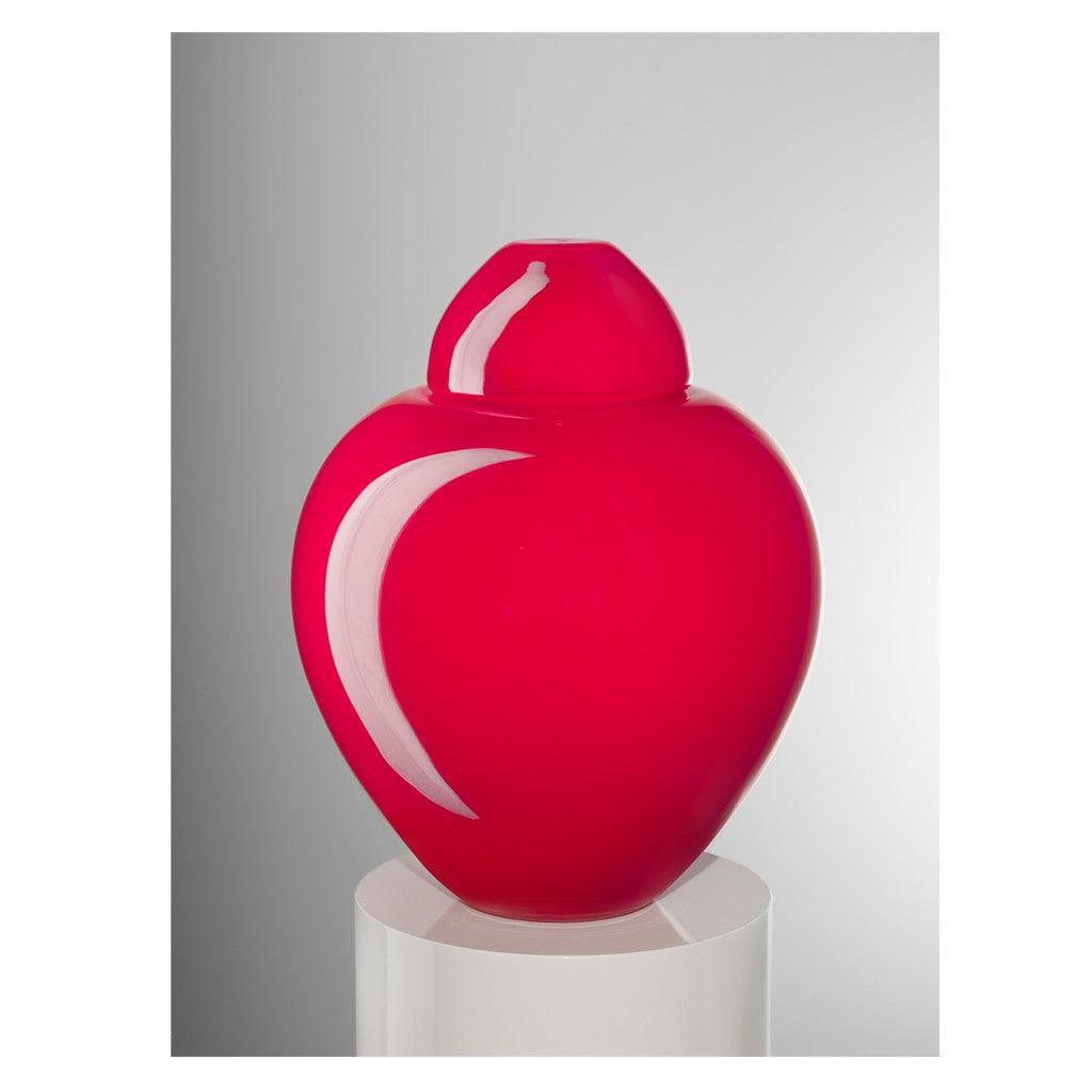 Ivv Sophisticated Lady Potiche Vase mit rotem Mantel, H 32 cm 8518.3 – Gioielleria Capodagli