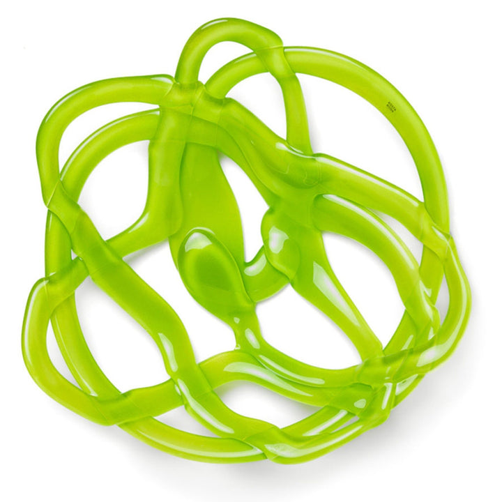 Kosta Boda Basket Placa de cristal verde d.38,5cm 7051217 - Joias Capodagli