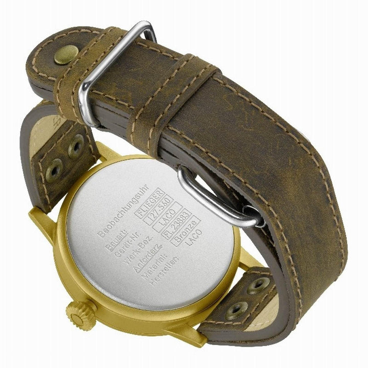 Laco 1925 Dortmund Bronze hodinky 45mm černá manuální ocel bronz 862088 - Gioielleria Capodagli