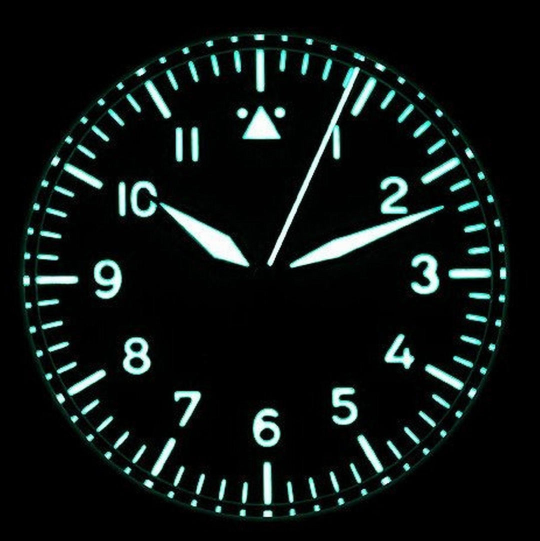 Laco 1925 Saarbrucken kello 45mm musta automaattiteräs 861752 - Gioielleria Capodagli