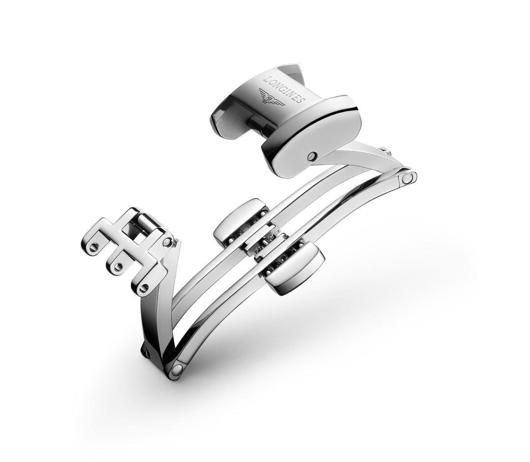 Longines fjärilsstängning stålspänne 10 mm L639120587 - Capodagli 1937