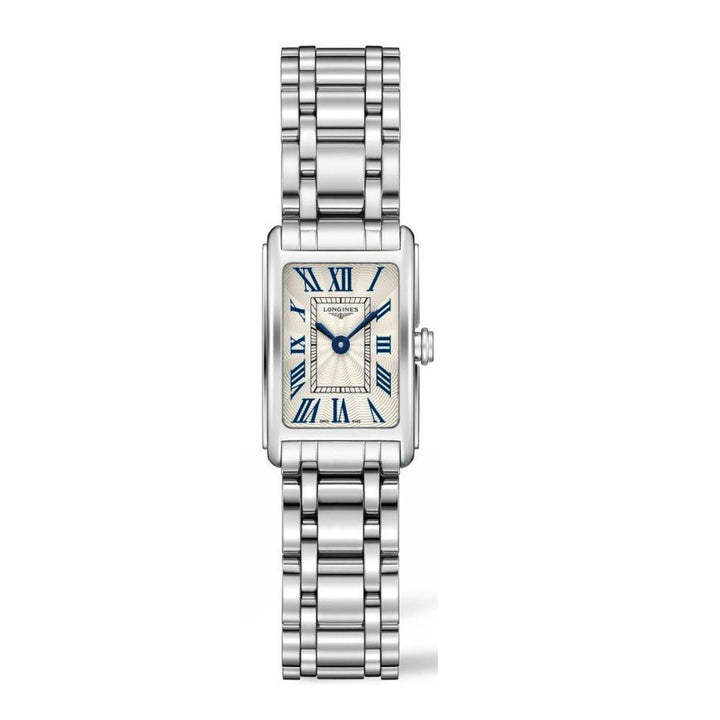 Longines DolceVita kello 17.70x27mm hopea kvartsiteräs L5.258.4.71.6 - Gioielleria Capodagli