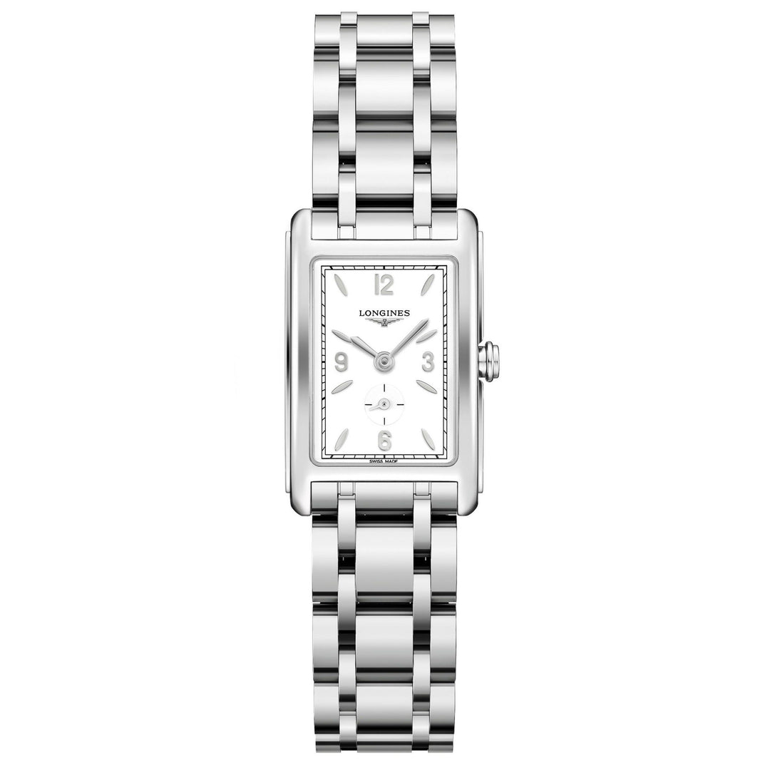 Longines DolceVita ur 20,80x32 mm hvid mat stålkvarts L5.255.4.16.6 - Gioielleria Capodagli